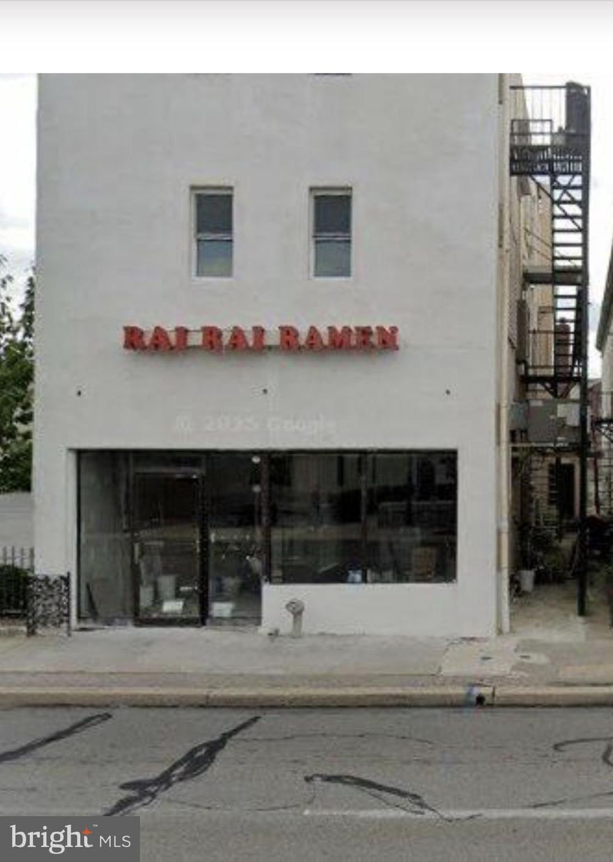 Single detached corner Building with 3 floors  with a total of 5,920 sq ft. First floor  used to be s a restaurant with 120 seats. Public meter parking, available behind  movie theatre. Great location in Bryn Mawr.  Near Library, across from WSFS bank and near PNC bank, post office, Bryn Mawr Hospital,  new development  and two public parking lots.  Building is sold as is and needs rehab.