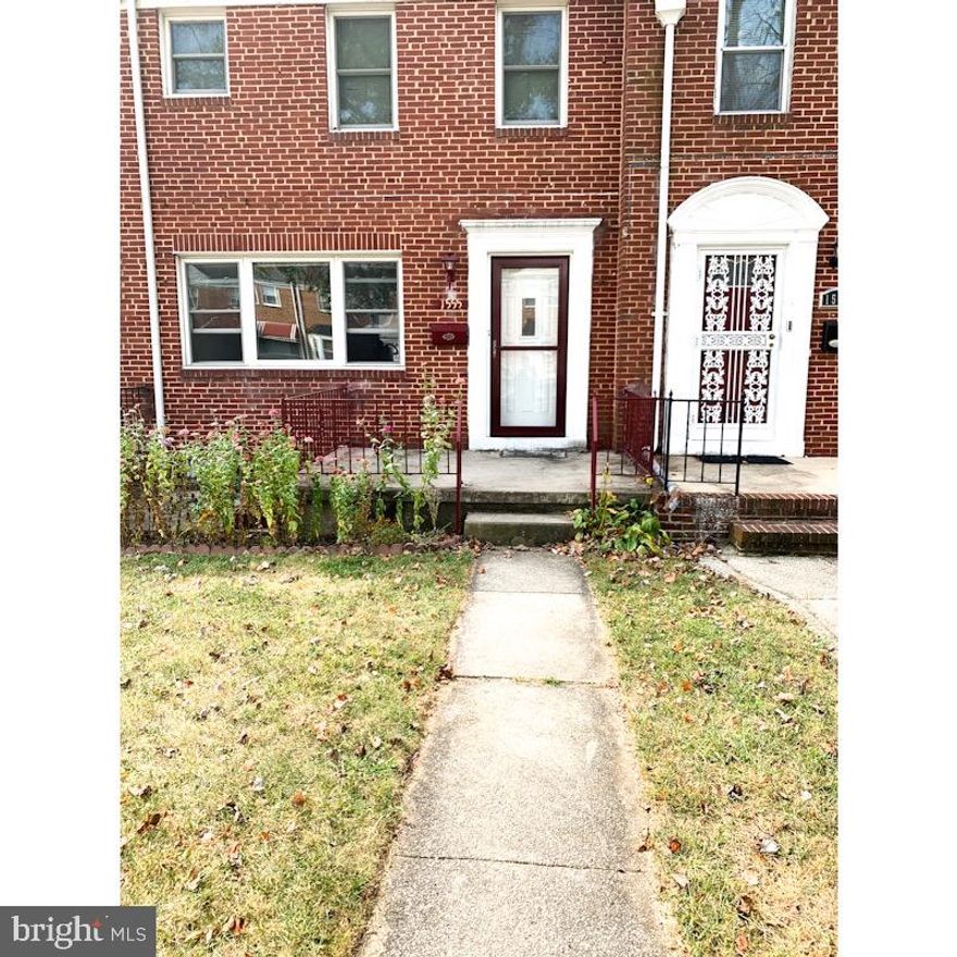 Great opportunity to own your own home in the well sought out Loch Raven community for much less than renting! This 3 bedroom 1 and 1/2 bathroom interior row home is located in a well maintained family oriented neighborhood, convenient to schools, colleges/universities, shopping, hospitals, and public transportation. Amenities include original hardwood floors, central air conditioning, fenced rear yard, and back deck with retractable awning. This is your new home! Closing cost help may be available. AS IS (home inspection welcome for informational purposes only)