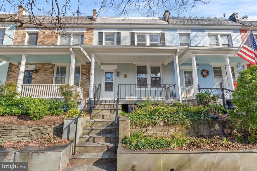 ***Application deadline tomorrow at 12pm.***Charming 2br/2ba TH with inviting front porch in rarely available desired location only half a block to King St & all the restaurants & boutiques it has to offer! Light filled open floor plan with original wood floors, built-ins, custom light filtering top down/bottom up shades & recessed lighting throughout. Updated open kitchen with Kitchen-Aid professional series stainless steel appliances, custom cabinetry to include extra drawers & pantry cabinet with pull-outs, quartz counters & custom backsplash. French doors that open up to your deck & fully fenced yard with a natural gas hard lined grill perfect for entertaining. Stacked front loading washer & dryer on upper level. Front bedroom with newly added en-suite full bath. Large back bedroom with ample closet space. Unfinished basement great for storage. Parking pad large enough for two cars plus an EV charger! Blocks to King St Metro & VRE. Minutes to Reagan National, DC & Pentagon.