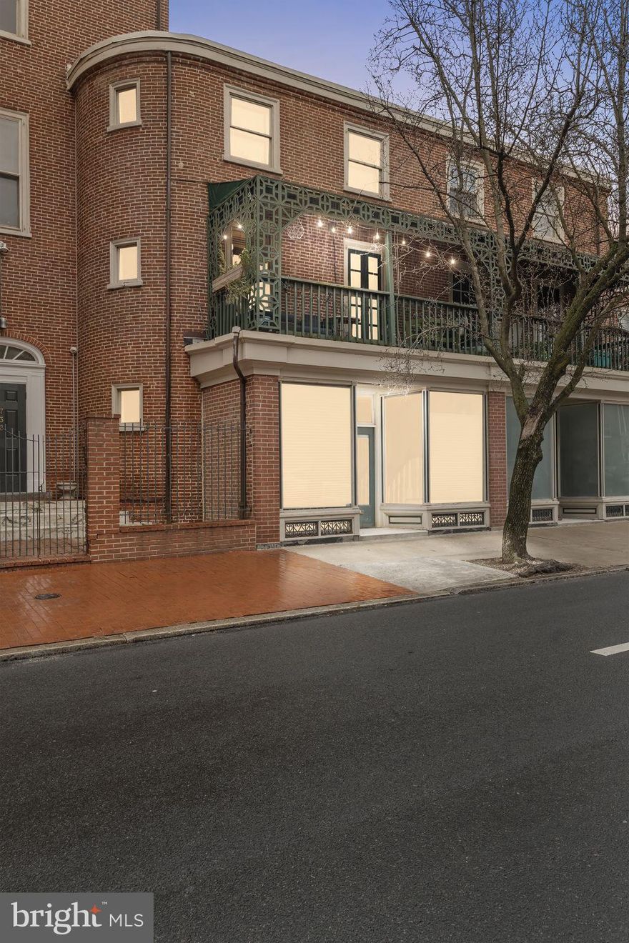 Amazing opportunity to own a meticulously cared for townhouse condo with parking in highly desirable Washington Square West! Located at the corner of 8th and Pine, this is a truly impeccable 2 bedroom, 1.5 bathroom condo townhouse with off street assigned parking. Enter into the first level living room with beautiful floors and bright windows. On the lower level, you will find a stunning dining room and high end kitchen with quartz counters, white shaker cabinets, stainless steel appliances and a bar counter. There is also a beautiful half bathroom, laundry and mechanicals. On the second floor you will find a large living room with doors to a deck with wrought iron and trex flooring overlooking 8th street, perfect for enjoying nights outside. On the top level are two large bedrooms and a beautifully renovated bathroom.  Parking space located on Addison street. Tremendous location in the heart of Wash West, walkable to everything!