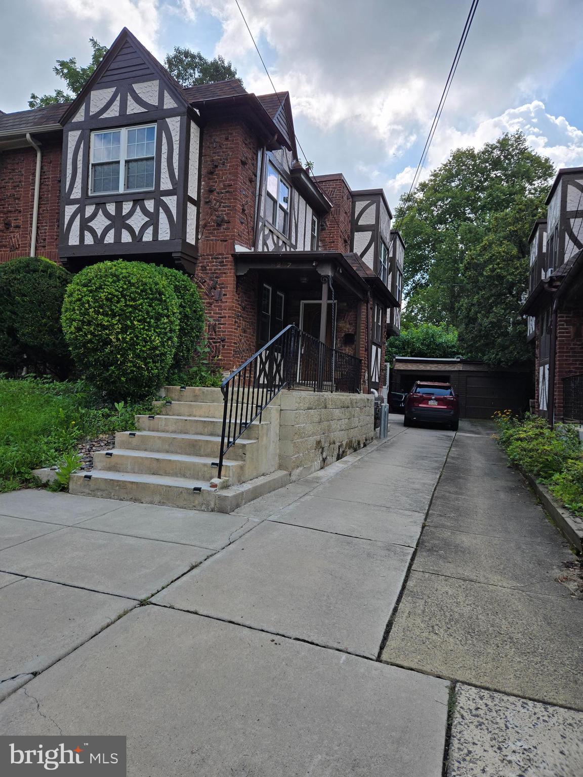 Tudor Style Twin Home-8237 Brookside Rd Elkins Park-Offers Plenty of Living Space- 4 Bedrooms and 2.5 Baths-Full Eat In Kitchen with Breakfast Alcove, Large Pantry Storage, Pull Down Ironing Board Cupboard-Exit to Back Yard and Side Driveway & One Car Garage with Shared Driveway, off Kitchen Side Entry- Hardwood Floors accent the both the Living and Dining Rooms!
Large Formal Dining Room, Piano included - Formal Living Room with Fireplace, Large windows surround the
Room- Front Entrance Partially covered Porch, with railing- Entry Foyer with Closet and Half Bath. Complete the main Level. Upstairs, features 4 Bedrooms, lots of Closet storage, Sunny rooms! Two Bathrooms one front and one rear off second floor hallway. Convenient location, Cheltenham Schools,
Enjoy Easy access to Shopping, restaurants, downtown, Jenkintown and Elkins Park train stations.