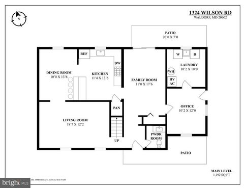 1324 WILSON ROAD WALDORF MD 20602