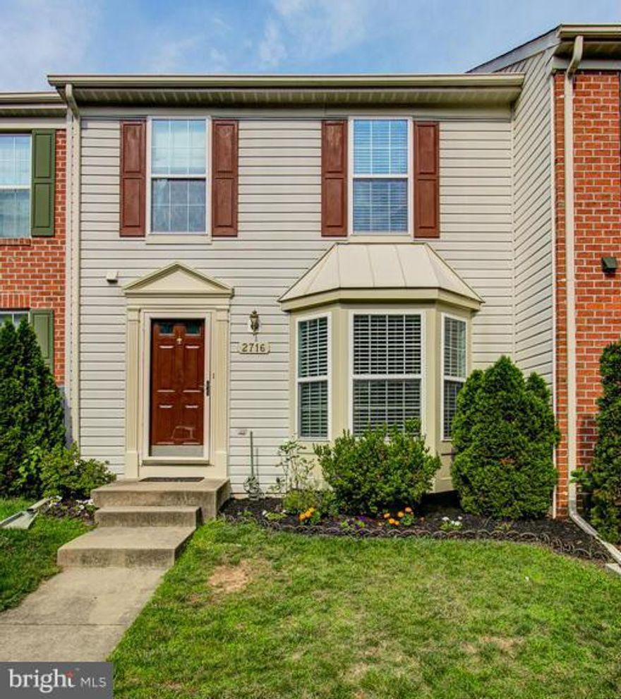 Wonderful, welcoming townhome w/beautiful hdwd flooring & great kitchen upgrades which include SS Frigidaire appliances, top-of-the-line granite, BONUS cabinetry w/custom counters incl. built-in wine rack & under cabinetry lighting. Main & upper level bump-outs, large freshly stained rear deck, finished basement w/extra half bath, laundry room & storage. Clean & ready to go! See video link!