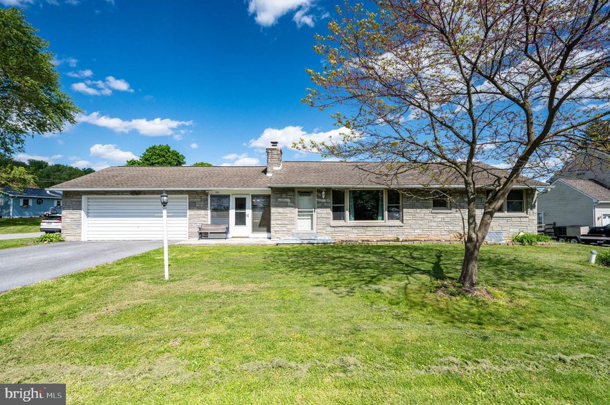 Discover the charm of this delightful ranch-style home nestled in the serene CALN TWP community. With 3 spacious bedrooms and 2 full bathrooms, this residence offers a perfect blend of comfort and functionality. Step inside to find a warm and inviting atmosphere, highlighted by Hardwood flooring that flows seamlessly throughout the living spaces. The cozy fireplace serves as a focal point in the living area, perfect for gathering with loved ones. The heart of the home features a well-appointed kitchen equipped with essential appliances, including a dishwasher, electric oven/range, microwave, making meal prep a breeze. An entry-level bedroom adds convenience, while the fully finished basement provides additional space for recreation or relaxation. Enjoy the outdoors in your expansive rear yard, ideal for gardening or entertaining. The screened patio invites you to unwind while enjoying the fresh air. Situated on a corner lot, this property boasts ample parking with an attached garage and a paved driveway, ensuring easy access for you and your guests. With a lot size of 0.39 acres, there's plenty of room to create your own outdoor oasis. The peaceful street view enhances the tranquil setting, making it a perfect retreat from the hustle and bustle of daily life. This home is not just a place to live; it's a place to create lasting memories. Don't miss the opportunity to make it yours!