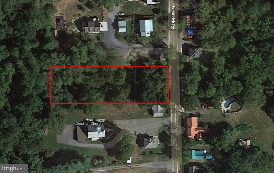 THE BEST PRICED BUILDABLE LOT IN MONTGOMERY COUNTY - 
.64AC BUILDABLE LOT READY TO GO - STUNNING PRIVATE LOT CLOSE TO EVERYTHING - W6/S1 APPROVED PUBLIC SEWER LINE AT THE STREET EASY TAP IN - THIS LOT IS READY FOR YOUR NEW DREAM HOME - EASY ACCESS TO 270 - NO HOA - AMAZING INVESTMENT BUY NOW BUILD LATER OR SELL OFF THE 2ND BUILDABLE LOT
*Use 26012 Frederick Rd in your GPS, park in Hyattstown Christian Church parking lot* *Highly suggest that Agent/Owner help with lot showing*