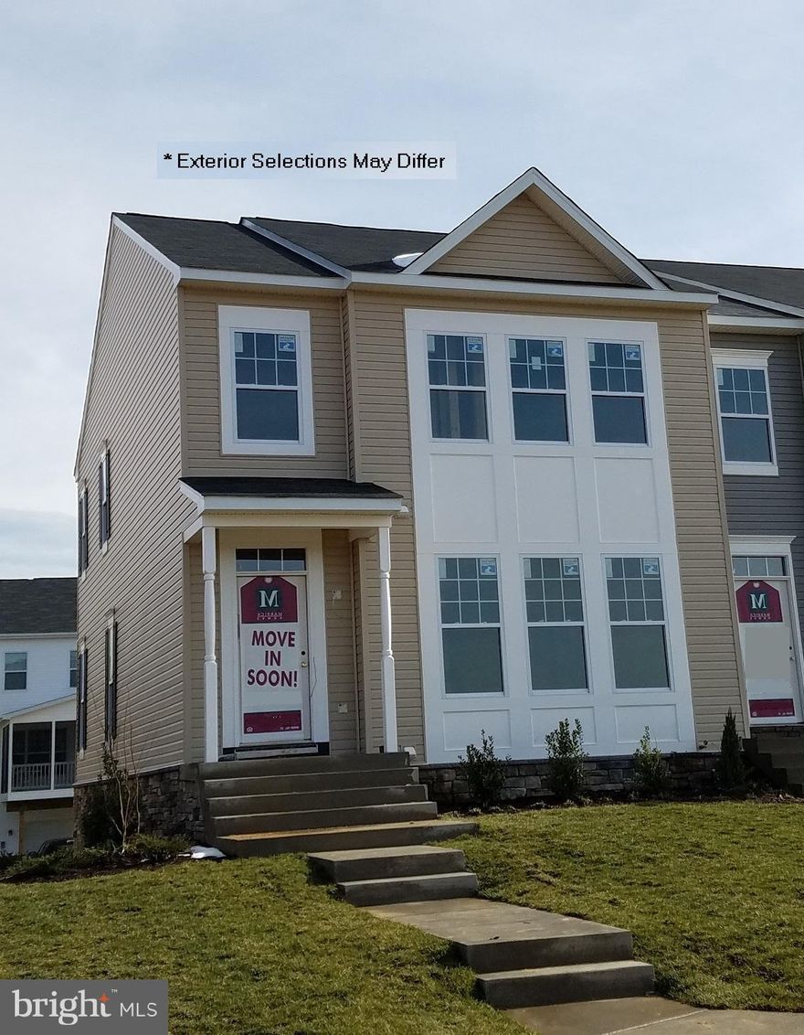 Brand New Townhomes W/$10,000 CLOSING! Early 2019 Delivery! "Compton" Rear Kitchen Model (END UNIT),  2-Car Rear Load Garage, Hardwood at 1st floor, Stainless Steel Appliances,Granite Counters, Gas Cooking, Gas Heat, Tankless Water Heater. Finished Rec/ room & Full bath in basement, Community Amenities feature: Clubhouse, Pool, Basketball & Tennis Courts, Playground, Pond View.