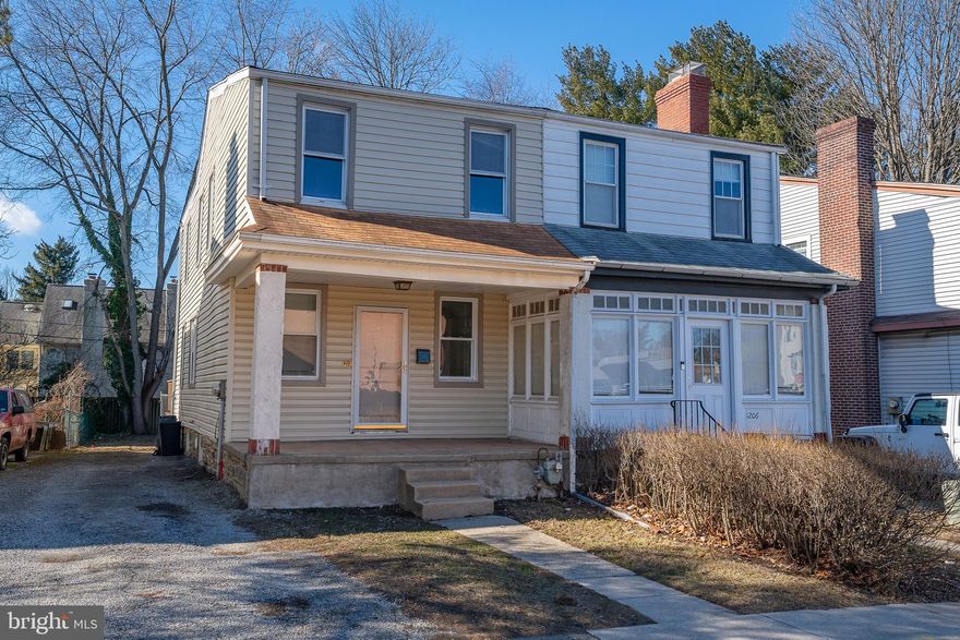 Located within walking distance to all that Bryn Mawr’s Downtown has to offer. Upscale Shopping, Dining, Entertainment, and with easy Access to Public Transportation, this 3 Bedroom Twin Home offers convenient off-street Driveway Parking, a covered Front Porch and rear Deck overlooking the expansive back yard for outdoor enjoyment and is in the award-winning Radnor School District.  The Main Level has been opened up and a half bath has been added.  The Kitchen is spacious, offers gas cooking and accesses the rear Deck. The upper-level features original hardwoods and Hall Bath.  The Basement has outdoor access to the rear yard, Washer, Dreyer and Laundry Tub.