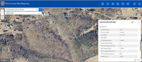 191 MAHANOY VALLEY ROAD DUNCANNON PA 17020