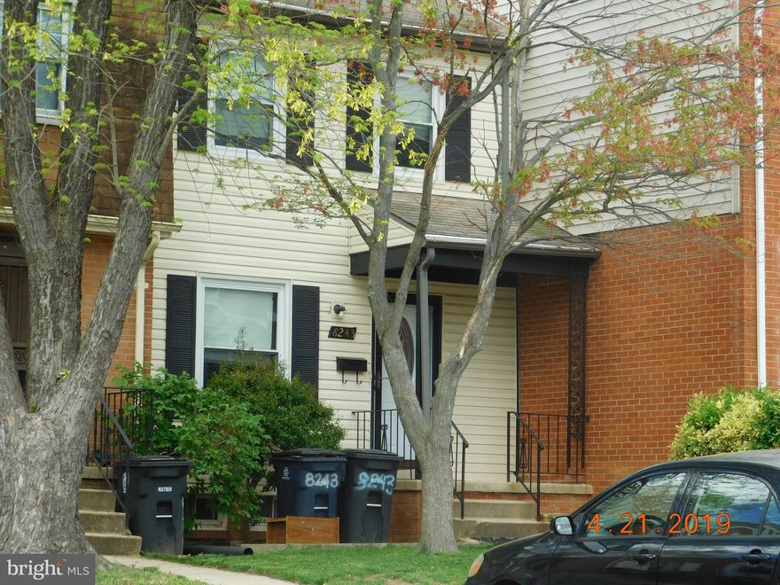 PRICE REDUCED & below market and sold As-Is. Three level, 3 bedrooms, 2 full baths with a walk-out basement.  Comes with 2 assigned parking spaces. Community pool and minutes from Snowden Oaks Community Park.  No FHA financing.  Cash or rehab financing recommended.