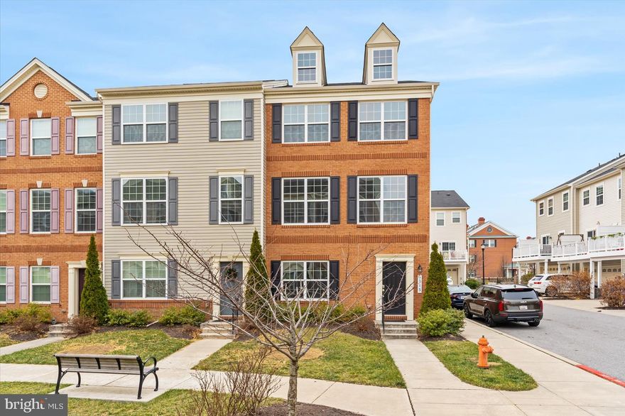 Don't miss this three-level solid brick home in a corner lot in Bluestream community.  Home is nicely maintained and features formal living room and dining room with hardwood floors and wide windows, updated kitchen with island table, granite countertops and stainless steel appliances that leads out to a deck making this perfect for entertaining, a spacious primary room in the upper level with vaulted ceiling and walk-in closet, master bath with dual vanity, whirlpool tub and separate shower and two large bedrooms with built-closets . The lower level has a large family and a full bath. Great location - near marketplace, restaurants, local stores and major roadways.