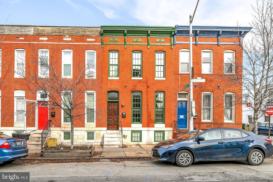 Fully renovated 3 bed, 3.5 bath, 1500+ sqft rowhome in Riverside, just a short walk to Light St. shops and Riverside Park. Home has been renovated with high-end finishes throughout, including a wood burning fireplace, custom wainscoting, granite countertops, Viking appliances and wine fridge, pot filler faucet, and 3rd floor loft with wet bar and mini fridge. The home has plenty of outdoor space on a large rooftop deck and an outdoor patio on the main floor. The master bedroom on the second floor has a walk-in closet and en suite master bathroom, including a double shower. The second bedroom also has a guest bathroom updated with modern finishes in the hallway.  Washer and dyer on the upper level. The finished, full-height, basement is perfect for a 3rd bedroom as the space has its own full bath. Perfect for roommates! Home has a video doorbell and a security system can be activated by the tenant.One month security deposit.  Application and credit check will be required. No smoking and no pets. Utilities and water are the responsibility of the tenant.