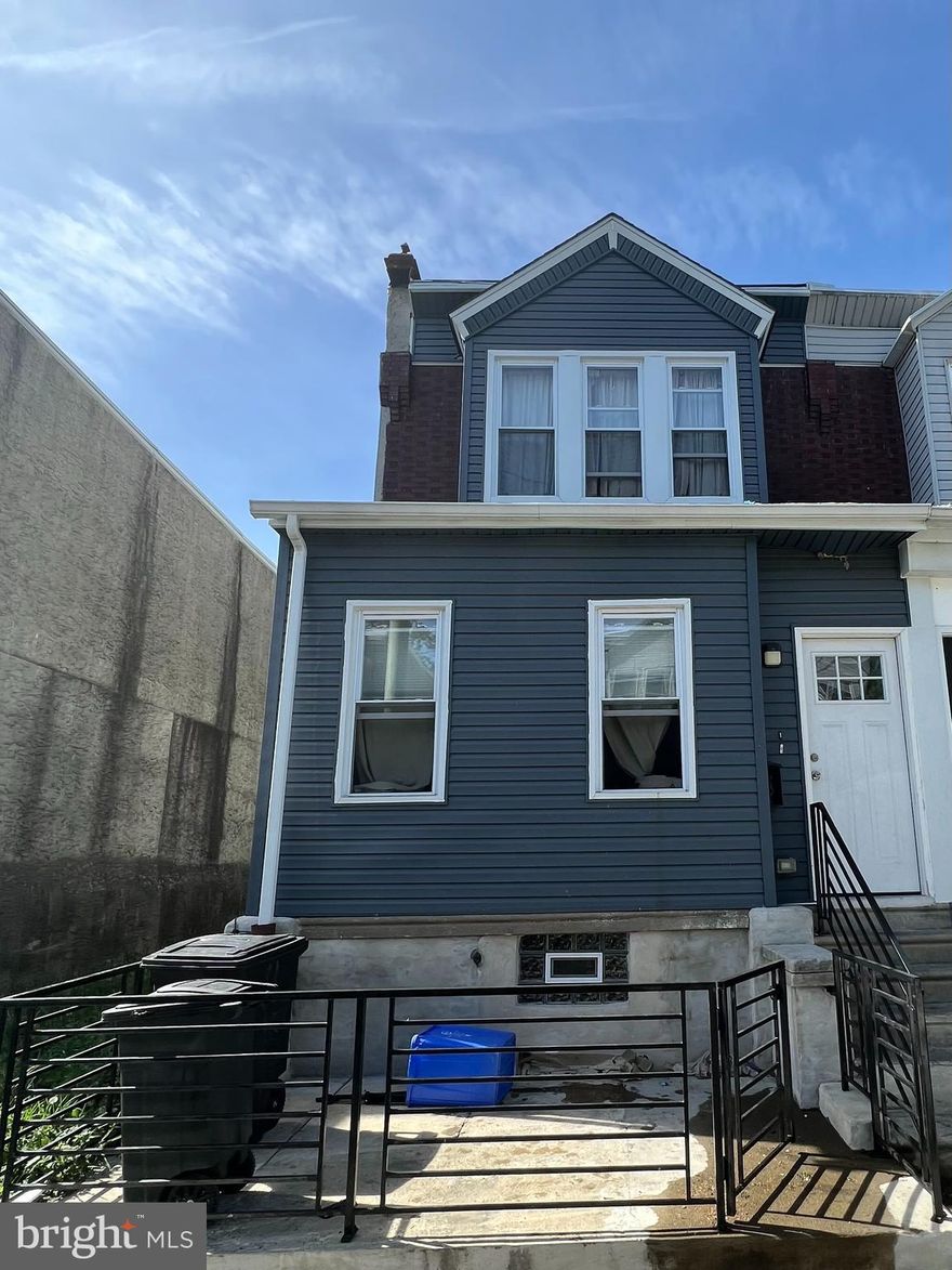 Investor and home buyers alert in rapidly revitalizing Kingsessing! This mult-family property at 6079 Regent St offers two fully separated units—a 2 bed, 1 bath and a 1 bed, 1 bath—perfect for house-hackers, cash-flow-focused buyers and/or home buyers.  Both units are currently rented (2nd floor lease until 02/2026 and 1st fl lease month to month).   Located in an up-and-coming area brimming with new construction and renovated multi-family homes, this is an ideal opportunity to live in one unit and rent the other.  This is your chance to own in one of West Philly’s fastest-growing neighborhoods.  Buyer responsible for city certifications and zoning permits/due diligence.  As is sale.