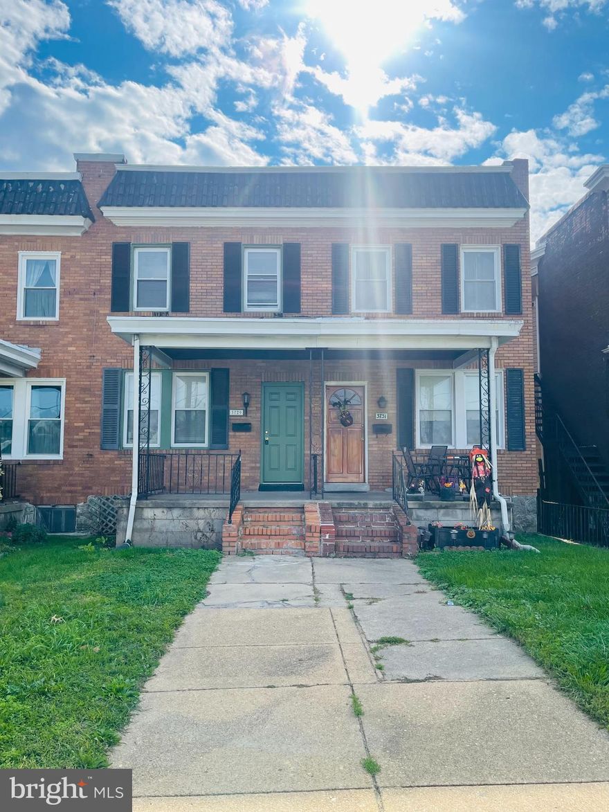 This beautifully updated townhouse  is conveniently located near  Downtown Baltimore , St . Agnes Hospital and Gwynns Fall trails. The home comes with 3 bedrooms , 2 updated full bathrooms, brand new flooring on main and lower levels.;Living room , dining room, breakfast bar, open kitchen with granite top & brick accent; Deck off of Kitchen with rear yard space and a parking pad.  The brand new basement space  comes with a full bath and can be used as your family's recreation room or an office. Come check it out for yourself.