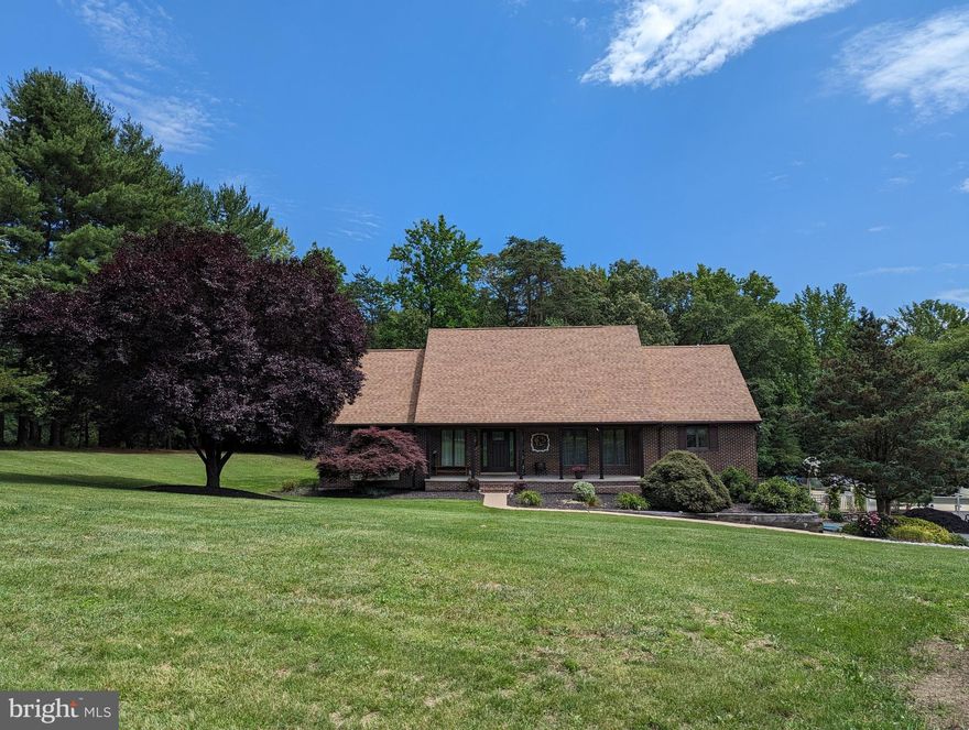 This hidden gem with a private setting and pond on 27 acres won’t last long. 5 bedroom 3.5 bath recently renovated home with two oversized two car garages, a barn and a huge shed. Large eat-in kitchen, family room with wood burning fireplace with heatilator, double primary bedrooms, one on first floor and one on second both with attached bathrooms and walk-in closets. Upstairs primary bedroom with rooftop deck replaced in 2018. Sunroom overlooking inground pool. Spacious two car garage in basement and second spacious two car heated garage under pool deck. 40’ x 40’ pole barn with concrete floor and 2nd level hay storage previously used for beef, large lean to shed with concrete floor for equipment or run in. Large in-ground pool fully fenced. Pond is stocked with bluegill and bass. Stream runs through the property. Property is approximately half wooded. 2017 new HVAC and water heater. 2020 new water conditioner and pool pump/filter.. This is a great location offering a quiet country life minutes from town. Currently assessed as agricultural, design your own fencing and make this your farmette.