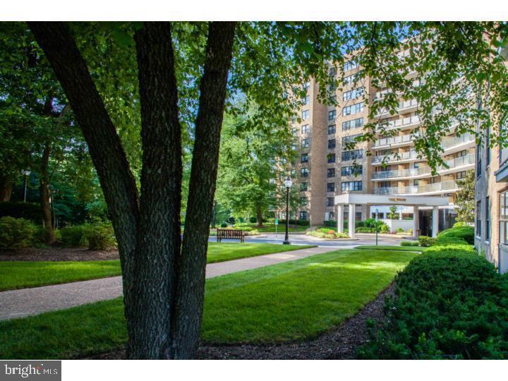 Welcome to this sought after corner condo at The Tower At Oak Hill Condominiums. This unit has a renovated kitchen, washer, dryer, hardwood floors, custom closets, tiled terrace, large bedroom, updated bath and powder room. Amenities include: fitness center, social room, swimming pool, outdoor deck. Convenient to Center City, King of Prussia, shopping and transporation.