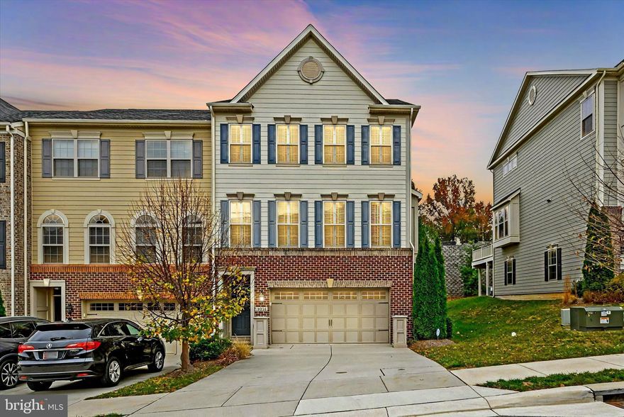 Immediate occupancy available!  This stunning end of group townhome in Hunt Valley Overlook is conveniently located equidistantly from The Hunt Valley Town Centre and the idyllic Hereford Zone countryside.  Enjoy all that Northern Baltimore County has to offer: the NCR trail, fine dining and quaint restaurants and of course the Hereford Zone schools.  This lovely 3 level townhome is spacious beyond what one would expect, especially with its 3-level bump out which creates a separate sitting area in the primary suite.   A two- car private driveway leads you to a two - car garage with an exquisite mural of Marilyn Monroe.  Enter the home through either the garage or the exterior front door.  The first level features gorgeous luxury plank flooring room with two separate living areas, one with a designer vanity and sink, a separate room and a separate full bath.  There are also custom textured walls and an exit to green space.  The second level has rich engineered hardwood floors, a large living room, a custom kitchen with gas cooking, stainless steel appliances, upgraded countertops and cabinets, an island with room for seating, a dining area off of the kitchen, a sunroom, a half bath, louvered blinds, designer mouldings, pendant lighting, and so much more.  Marvel at the custom faux stone wall as you proceed to the sleeping quarters. The third level features 3 bedrooms, 2 full bathrooms and a large laundry room.  The primary suite is simply extraordinary with its crystal chandelier and venetian plaster accent wall.  There is a full ensuite bath with a large soaking tub, stall shower and custom vanities.  There is nothing to do but move in.  The HOA is covered by the landlord.  Tenant to pay gas, electric and water.  This home has so many special features and will not last!
