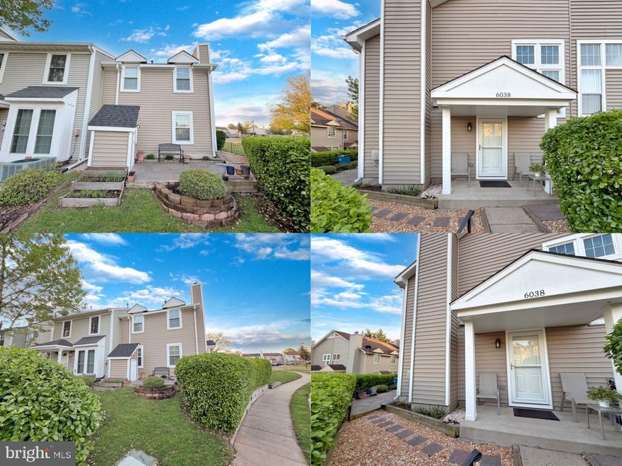 Welcome to this beautifully updated end-unit townhome (NOT A CONDO)  in the sought-after Newgate community of Centreville — offering the perfect blend of comfort, style, and convenience. This move-in ready 2-bedroom, 1-bath home spans two well-designed levels and is filled with natural light thanks to its desirable corner location. The main level features an open-concept layout with a spacious living and dining area, highlighted by a cozy fireplace—perfect for relaxing evenings or entertaining guests. Southeast window exposure with unrestricted views provides ample sunlight all day long! The updated kitchen showcases modern cabinetry, granite countertops, stylish backsplash, and stainless steel appliances with gas cooking, many of which are newer, creating a sleek and functional cooking space.  Upstairs, you’ll find two generously sized bedrooms, an updated full bathroom, and the convenience of a full-size newer washer and dryer on the bedroom level.

Step outside to enjoy your private patio and yard, ideal for grilling, outdoor dining, gardening or relaxing. A storage shed adds extra functionality, and two assigned parking spaces are located directly in front of the home for everyday convenience. New 6" gutters were recently installed. All the windows have been updated.  There are only five steps going up to the home from the sidewalk. 

Residents of Newgate enjoy access to community amenities including a pool, tennis and basketball courts, playgrounds, and scenic walking trails. The location is unbeatable—just minutes to I-66, Route 28, Route 29, and Fairfax County Parkway, with easy access to shopping, dining, and commuter options.

Perfect for first-time buyers or investors, this home offers exceptional value without the high condo fees. HOA fee is only $102 per month. Samsung Gas Range (2021), Samsung Washer/Dryer (2021), Range hood (2022), Samsung Dishwasher (2024), garbage disposal (2025), gutters (2025), HVAC (2011), Storm glass door (2025).

This is the perfect home for first time home buyer or downsizer needing a low-maintenance, low HOA, move-in ready home!