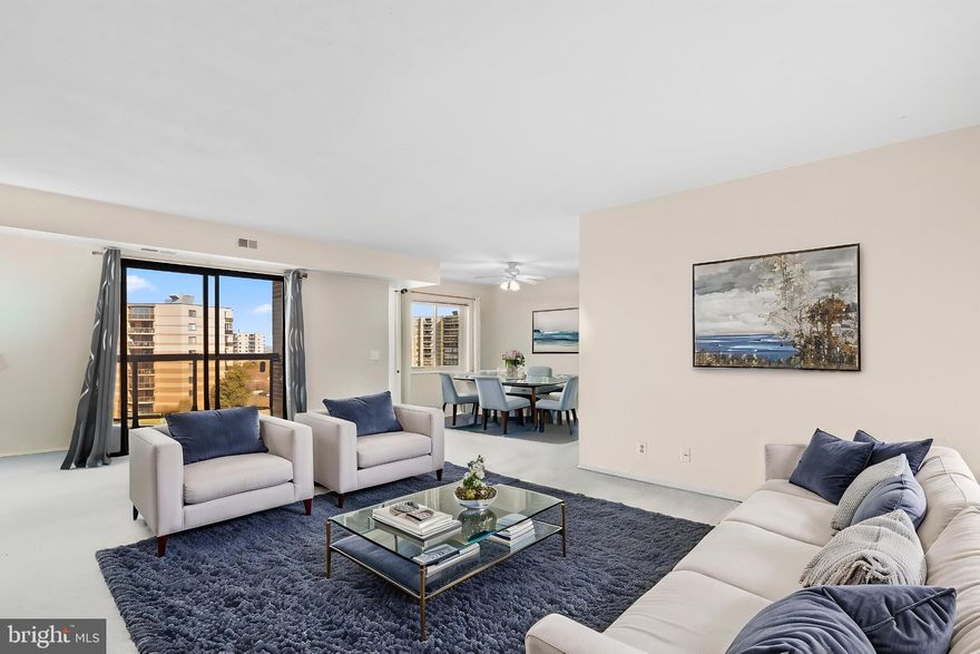 PRICE IMPROVEMENT! Welcome to easy, comfortable living in the highly desirable Rotonda Condos. This beautifully maintained, amenity-rich gated community is centrally located in Tyson’s. You’ll love being within walking distance or just a short drive to a wide variety of restaurants, shopping, two Silver Line Metro stations, and major commuter routes.

The Rotonda  is set on meticulously cared-for grounds which features walking trails, picnic areas, sports courts, indoor and outdoor pools, fitness center, and many more amenities to list! Parking is easy with open, unassigned surface parking conveniently located right outside.

Inside the condo, you’ll find a welcoming open layout with a spacious living and dining area that opens to an oversized balcony. The home includes an in-unit washer and dryer, a movable kitchen island for added storage and prep space, wall ovens, a newer dishwasher, and an updated bathroom. Storage is generous, with two large walk-in closets, plus an additional assigned, secured storage unit in the underground garage.

This home offers the perfect balance of comfort, convenience, and community all in an unbeatable Tysons location.