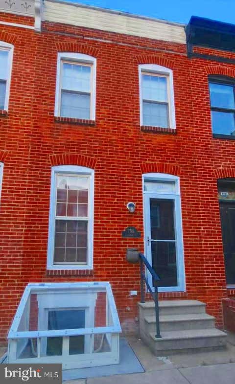Townhouse For Rent - 1749 Clarkson Street<br/> BALTIMORE, MD 21230