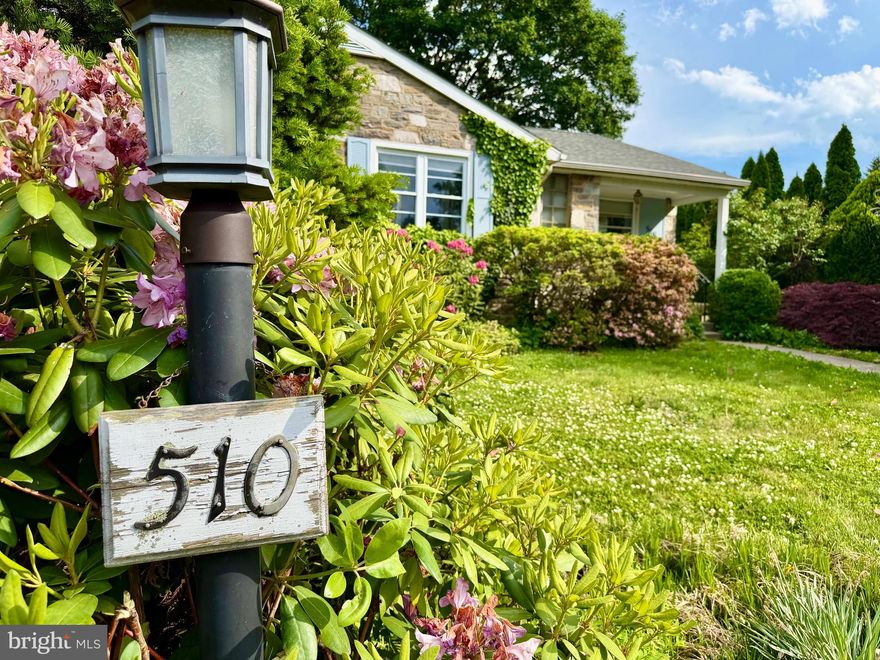 This is one of those streets in Glenside where people slow down when they drive through, and 510 is right at home on it. Stone exterior, mature landscaping, and a quarter acre lot that actually gives you room to breathe. Four bedrooms, three bathrooms, 1,507 square feet of solid, well-proportioned space in a home built in 1952 that has the kind of character new construction just can't fake.

Inside, the layout makes sense. The rooms feel like rooms, not afterthoughts, and there's enough space to actually live here without bumping into each other. Cosmetic alterations could go a long way, and there's always opportunity to expand.

Outside, you've got a neighborhood most people (and ALL dogs) want to walk daily. Glenside is charming, tight-knit, and the kind of place where people put down roots and stay put. Good schools, easy commute options, and that rare small-town feel that somehow exists twenty minutes from the city.
Homes like this on streets like this don't wait around. 

Come see it in person and you'll understand why.