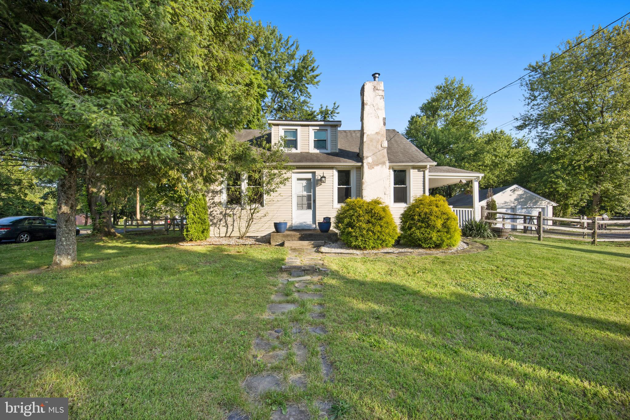 Don't miss this opportunity to own this beautiful property in one of Bucks County's most desirable areas! This 3 bedroom, 2 full bath Cape sits on 1.3 acres of land in desirable Doylestown Township and features an updated spacious kitchen, private primary suite, partially finished basement, two car detached garage, large storage shed and fenced in back yard oasis. This is a must see! Make your appointment today!
