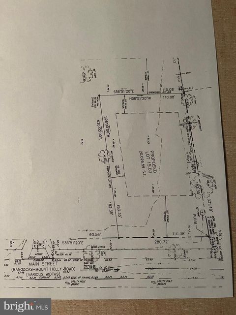 Vacant Land For Sale - Main Street<br/> Burlington County, RANCOCAS, NJ 08073