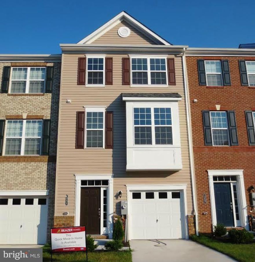 IMMEDIATE DELIVERY! Enjoy over 2100 sq ft of living space in a quiet community surrounded by forest conservation w/ access to I-95, I-695 & the marc train! Upgraded cabinets w/granite counters & HW flooring in the kitchen, upgraded tile & carpet throughout. Enjoy your outdoor living space on your deck or yard. Community has pool and clubhouse with gym!!