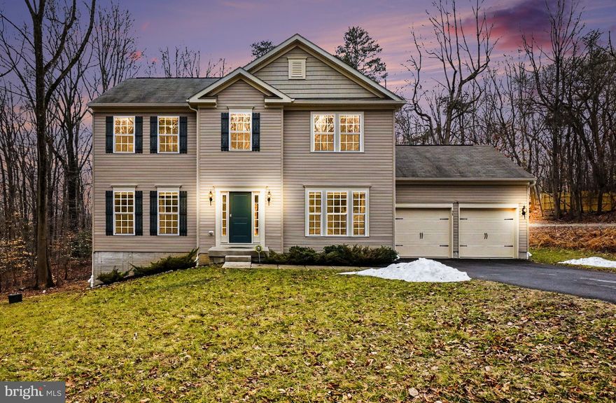 Welcome to this beautiful home built in 2019 located in the desired Elk Neck area in  Quail's Nest. This spacious house offers 2,420 square feet of living space and features an open layout with luxury vinyl flooring on the main level. The eat in kitchen has an island, granite counter tops, stainless appliances and plenty of room for family gatherings. The large family room with gas fireplace, separate dining room and living room could be used as an office/multi purpose room. The upper level offers 4 spacious bedrooms including a expansive primary bedroom with private bath with soaking tub, dual vanity, stand up shower, and a walk in closet. The full walk out basement is roughed for additional bathroom and  ready for finishing, Located near public boat ramp, marinas, parks, and downtown restaurants and shops in North East. Seller is offering a one year home warranty.