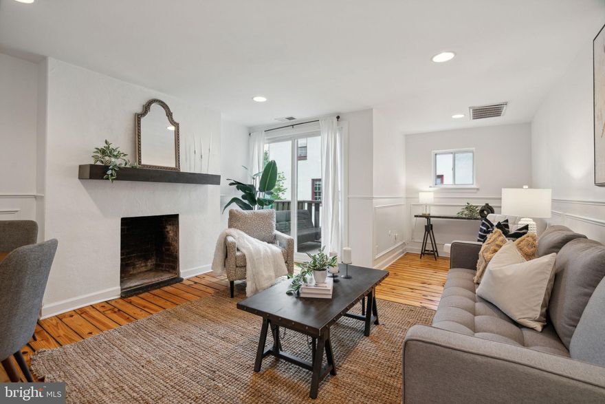 Welcome to 510 S 11th, a very rare 3 bedroom in Washington Mews that sits across the street from Seger Park! This stunning tri-level townhome boasts incredible features like hardwood floors, tons of natural light, a fireplace and a private deck overlooking the courtyard. The spacious living room is great for entertaining with the dining area and sliding glass door out to the private deck. Enjoy plenty of cabinet & pantry space in the kitchen facing the park. The first bedroom on the second floor is finished with built-ins plus two customized closets. A bathroom with the Jacuzzi tub, the second bedroom and laundry complete the second floor. Ascending from the third floor you will find the primary bedroom with a walk in closet, ensuite bathroom and additional storage space. Move in ready, find true Philadelphia charm with today’s modern updates in this home! With Seger Park across the street, have direct access to the park featuring the tennis court, a dog park and the playground. Located in Washington Square West, steps away from Whole Foods, Acme, CVS, PARKING, Bud & Marilyn's, Sampan, Middle Child, and many more Philly gems! Blocks from Penn Hospital, Jefferson Hospital, public transportation, both Washington & Rittenhouse Square and all that Philadelphia has to offer. Schedule your showing today! First buyer got cold feet, very clean inspection report available upon request.