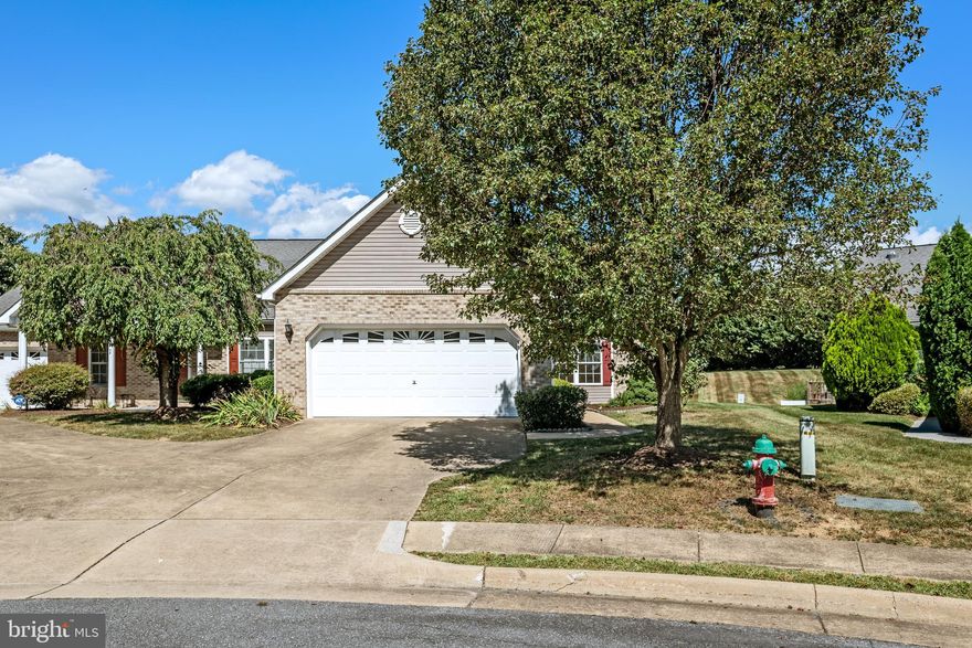 Perfect Opportunity to own an all brick villa style duplex in Autumn Glen.  Features two of everything!! 2 bedrooms, 2 baths, 2 car garage.  Large lot with lawn maintenance included.  Located near shopping and amenities.  Across from Club House.  Cul de sac lot.  Turn key freshly painted interior including the garage!!
New roof.  Budget friendly radiant heating and tankless hot water.   EVEYONE thinks its age restricted but its not.  Perfect for first time buyers or retirees.