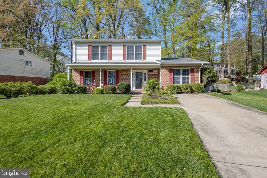 Elegant Four Bedroom Two and Half Bath Colonial on Beautiful Landscaped Lot. Completely Rebuilt in 1987. Brazilian Hardwood Floors on Main Level. Remodeled Open Eat-in Kitchen with Plenty of Cabinet and Counter Space, Recessed lighting, Granite Counters, Gas Cooking, and Stainless Steel Appliances. Oversized Windows to Let in Loads of Light. Huge Main Level Family Room off Kitchen. Separate Living and Dining Rooms. Hall Half Bath – Not Opening into the Kitchen. Large Hall Closet. Fully Remodeled Upper Level Baths. Plenty of Closet Space. Nice Sized Game Room on Lower Level. Workshop and Laundry Room with Access to Side Yard. Large Fenced in Lot with Deck, Fireplace, Vegetable Garden, Firepit, and Shed. Huge Lot with Plenty of Space to build a Swing Set and Tree House. Roof Replaced in 2020. HVAC Replaced in 2019. Can't Beat the Location - Close to Both Entrances to Kings Park Park with Basketball Hoops, Baseball/Softball Field, Tennis Courts, Playground, and Creek. Close to Rolling Road VRE, Metrobus Stop with Service Direct to Pentagon, Shopping, Public Library, and Neighborhood Pool. Close to I-495, Braddock Road, FFX Parkway - A Commuters Dream! Kings Park is a Sought After,  Close Knit Neighborhood Where Neighbors Know Each Other. This House is Wonderful, Perfectly Remodeled, and Ready to Move In.