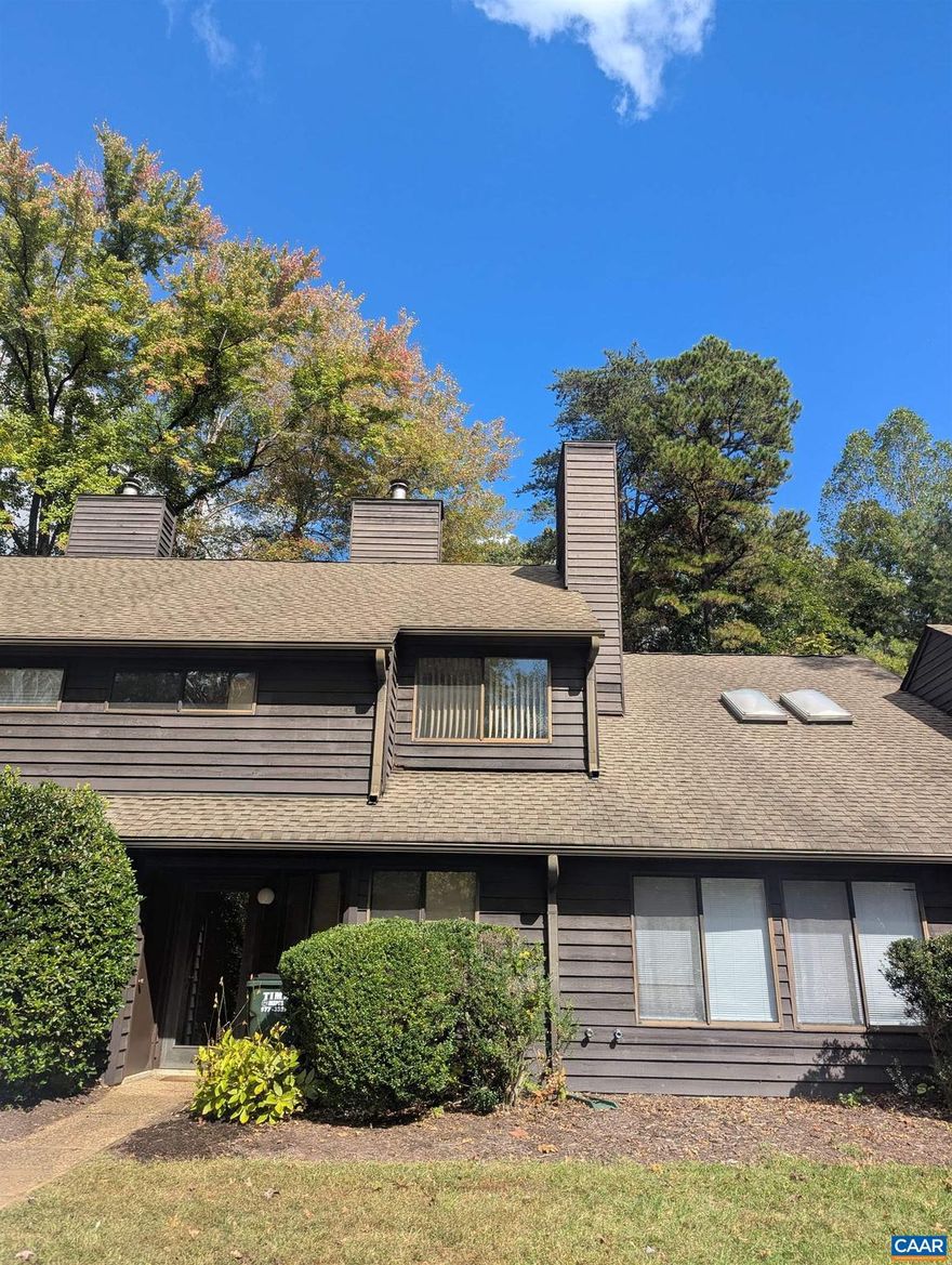 Seller will pay $5000 buyer's closing costs with acceptable contract. Birnam Wood is an established community conveniently located off Hydraulic Rd. with easy access to shopping, schools, library and entertainment. Cozy fireplace, lovely wood and tile floors, built in bookcases and fenced back yard with deck spaces add to the livability of this lovely townhome. Two primary suites on the second floor with high grade carpets and pads., recently shampooed. Easy living! The HOA takes care of all the exterior maintenance including the roof and yard care. Come take a look!,Formica Counter,Wood Cabinets,Fireplace in Living Room