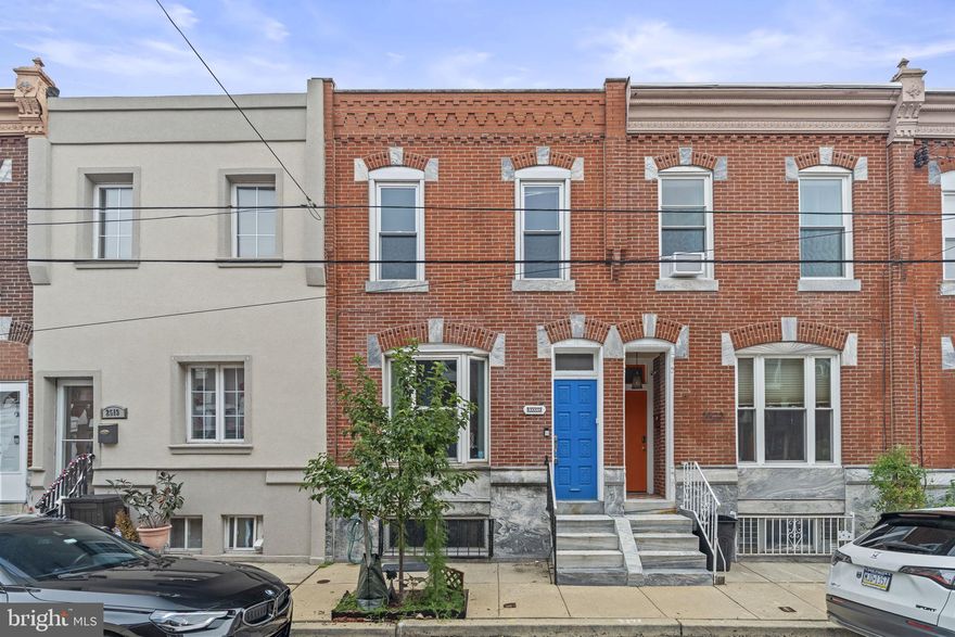 Welcome to 2521 S Hicks Street – a well-maintained straight-through interior row home in the heart of South Philadelphia. This home features hardwood floors, recessed lighting, an updated full bath, and a convenient half bath on the main level.  Enjoy central air and a spacious layout perfect for comfortable city living. Located in a vibrant close knit neighborhood with easy access to restaurants, shops, and public transportation.  Just under a mile to Citizens Bank Park and Lincoln Financial Field – a dream location for sports fans!