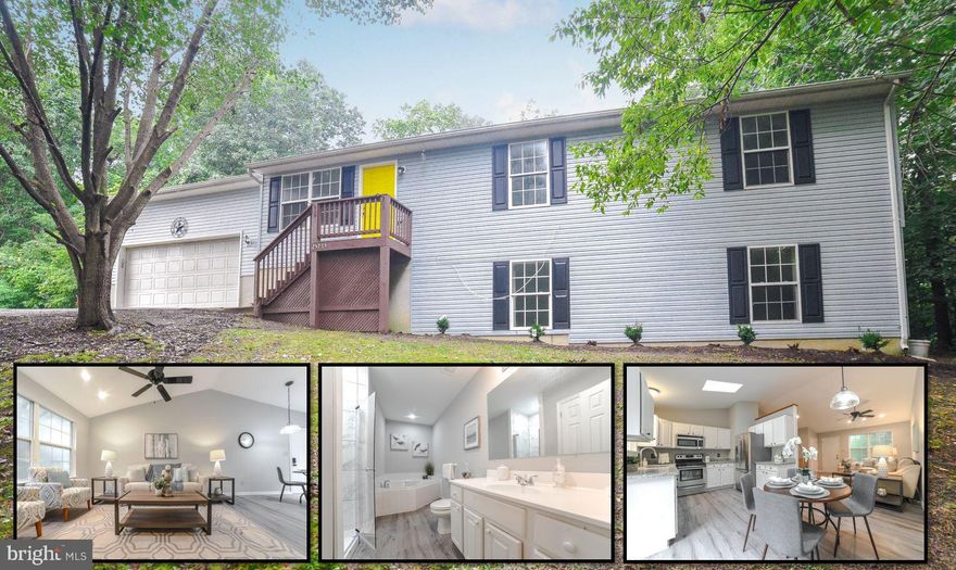 PRICE REDUCTION!  Lots of new in this charming Hollywood home.  New roof, flooring, paint, fixtures throughout, granite in the kitchen and much, much more! Here's your chance to own your own piece of privacy in sought after Hollywood.  Owners have made it a priority to make sure all the important things have been updated - floors throughout the entire house, new paint, new granite countertops, newer stainless appliances and the entire yard has been cleared and is ready for your personal touches. With 3 roomy bedrooms upstairs, including a primary that features a private bath with garden tub and newly tiled separate shower, there's plenty of room for your family.  If that isn't enough, the lower level screams for entertainment with a large area for whatever your want to make it (more than large enough for a pool table). There's two more bedrooms and a bathroom on this level as well.  The large laundry features storage and room to move. The outdoor area needs some love, but it's PRIVATE and FENCED and ready for your furry friends.  Seller will consider closing help/credits with right offer.