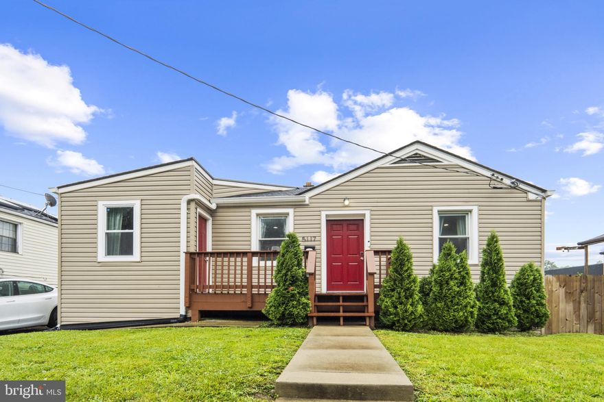 Welcome to this beautifully renovated 3-bedroom, 2-bath home offering the perfect blend of comfort, style, and convenience. Fully updated in 2022, this well-maintained residence features luxury vinyl plank flooring throughout, an open-concept kitchen with stainless steel appliances, butcher block countertops, and a spacious living room and dining room ideal for entertaining. 

The versatile walkout basement includes a large bonus room—perfect for a second family room, home gym, or play area, laundry area and 3rd bedroom. Outside, enjoy the expansive fenced backyard with plenty of space for outdoor gatherings, gardening, or relaxing in the sun.  The driveway has plenty of room for three cars and is completed with a Tesla wall EV charger. 

Located just minutes from Washington, DC, this home offers quick access to the city while providing the peace and space of suburban living. Don’t miss your chance to own this move-in-ready gem!