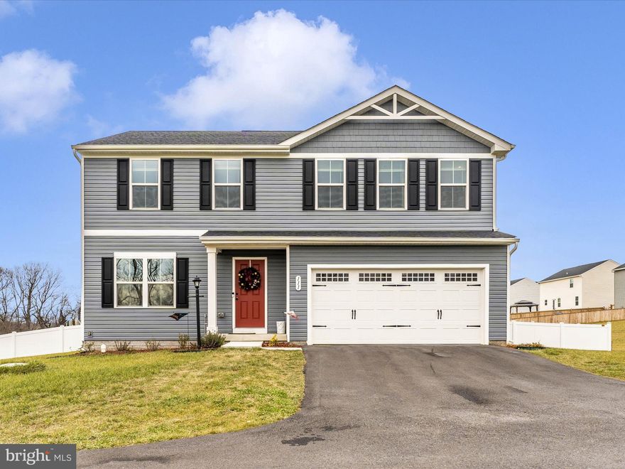 Welcome to 111 Charlotte Street, a beautifully crafted home built in 2023, located in the highly sought-after Gaver Meadows community. This spacious home boasts 5 bedrooms, 3 full baths, and 1 half bath, offering ample space for comfortable living and entertaining. The finished basement provides even more flexibility with a bonus room, perfect for a home office, gym,  recreation area, or 5th bedroom. The large, newly fenced-in yard provides plenty of space for outdoor activities and privacy, ideal for families and pets.

Situated on one of the largest lots in the entire community, this home is complemented by an extended private drive, providing added seclusion and ease of access. Enjoy the best of both worlds-peace and privacy, while being just moments away from major routes like Route 40 and Interstate 70, making commuting a breeze.

Gaver Meadows offers immediate access to a wide array of conveniences including shopping, grocery stores, and restaurants, ensuring that everything you need is just around the corner. Don't miss the chance to make this exceptional property, your new home-schedule your tour today!