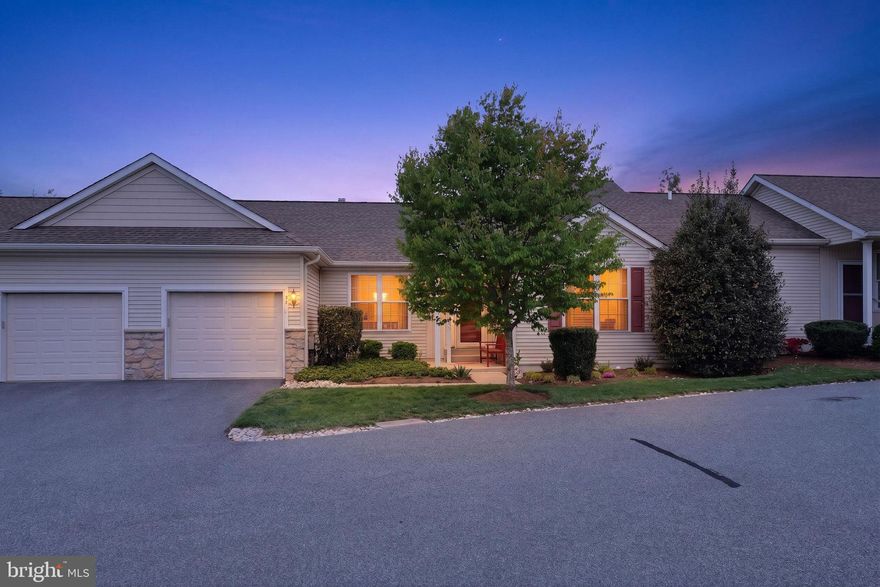 Welcome to 54 N Houndmaster Hollow, a meticulously maintained residence located in the desirable 55+ community of Fox Hill Farm in Glen Mills, PA.  Proudly owned by the original homeowner, this property reflects exceptional care and thoughtful customization throughout.

Situated on a premium lot with picturesque pond views, this home offers a serene setting that can be enjoyed from multiple outdoor spaces, including an enclosed first-floor deck with custom blinds and a lower-level deck overlooking the water.

The interior features a bright, open-concept floor plan with abundant natural light. The spacious living room is highlighted by large windows and flows seamlessly into the dining area and kitchen. The kitchen is well-appointed with granite countertops, Frigidaire appliances, and a generous breakfast island, ideal for both everyday living and entertaining.

The main level includes two bedrooms. The primary suite offers peaceful pond views, a walk-in closet, and a private full bath with shower. The second bedroom is well-sized and versatile, suitable for guests, a home office, or additional living space.

A finished basement provides valuable additional living area and storage, offering flexibility for a variety of uses. Additional features include a one-car garage with automatic door and beautifully maintained landscaping.

Fox Hill Farm is a well-established community offering a wide range of amenities, including a clubhouse, indoor and outdoor pools, fitness center, and common area maintenance. Lawn care, snow removal, and trash services are included, providing a low-maintenance lifestyle.

Conveniently located near shopping, dining, and major roadways, this home offers comfort, convenience, and easy living in a sought-after 55+ setting. Schedule your showing today.