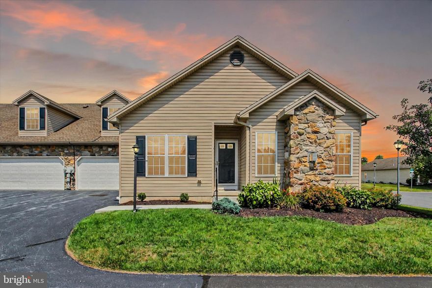 Sought-after Deatrick Village 1830 sqft, 3 bedroom, 2.5 bath quad-style home built in 2008 with 4 foot deep poured concrete crawl space and 2 car garage.  Less than 2 miles to Gettysburg's Historic Lincoln Square.  This home offers main level bamboo flooring and 9' ceilings,  a kitchen with granite countertops and pantry, a family room with cathedral ceiling and gas fireplace (checked out before listing), along with a living room, dining room and sizable primary bedroom with walk-in closet and on-suite bath with double-bowl sink, soaking tub and shower.  Second floor features 2 very large bedrooms with walk-in closets and full bath.  Recent updates within the last 3-4 years include the bamboo flooring, freshly painted walls with exception of laundry room and a few accent walls, 2 year old washer and dryer, carpets cleaned and some primary bath updates.  Some furniture is negotiable. HOA takes care of exterior of home, lawn maintenance, snow removal, trash and offers a club house with exercise room , full kitchen and space for parties.  Seller prefers 30 days post settlement possession to clear out home. HOA is resealing driveway 8/12.   So much to offer with maintenance-free living! Come take a look!