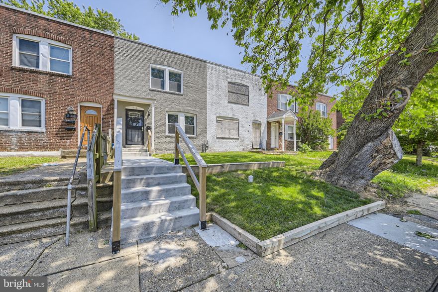 Wow! Beautiful inside and out! Newly updated home is immediately available for sale or trade. First thing you will notice walking up to this home, besides it’s classy look,  is how much wider it is than most other rowhomes. Inside you are greeted by an open concept living room, dining room & kitchen. New bamboo hardwood  floors and recess lighting provide plenty of ambiance. In addition there is a convenient powder room on this level perfect for guests. The Kitchen has modern flair with blue wood cabinetry, stainless appliances, custom tiles, dark granite countertops and a breakfast island. The 2nd level contains two large bedrooms with oversized closets. The bathroom is stunning with wall-to-wall tile work. You also have a laundry setup with full sized units. The lower level contains an additional bedroom. There is also a family room and another full bath with tile and marble work. Finally, the rear yard is level and fully fenced in, and has a perfect patio spot for summer grilling. This home is move-in ready so schedule your tour today and come see this amazing property! Love it or leave it with our 12-month ‘Buy it Back or Sell it for Free’ guarantee!* Do you have a home to sell? buy this home and we will buy yours for cash!* Schedule a tour right now!