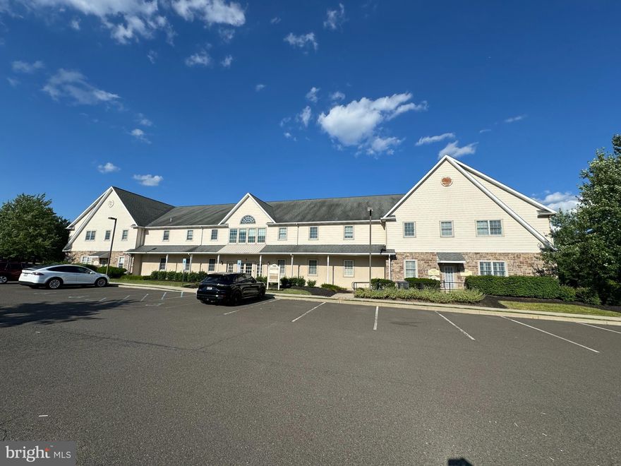 Second floor office/medical condo in elevator served building FOR LEASE or FOR SALE - approx 2,750 sf conveniently located within 1 mile of downtown Historic Newtown Borough as well 2 miles from I-295; rare opportunity with office vacancies plummeting in the Newtown market! Several private offices; 3 ADA bathrooms; Condo Fee is $719.05 per month and there is a 2 month Capital Contribution Fee due from buyer at settlement