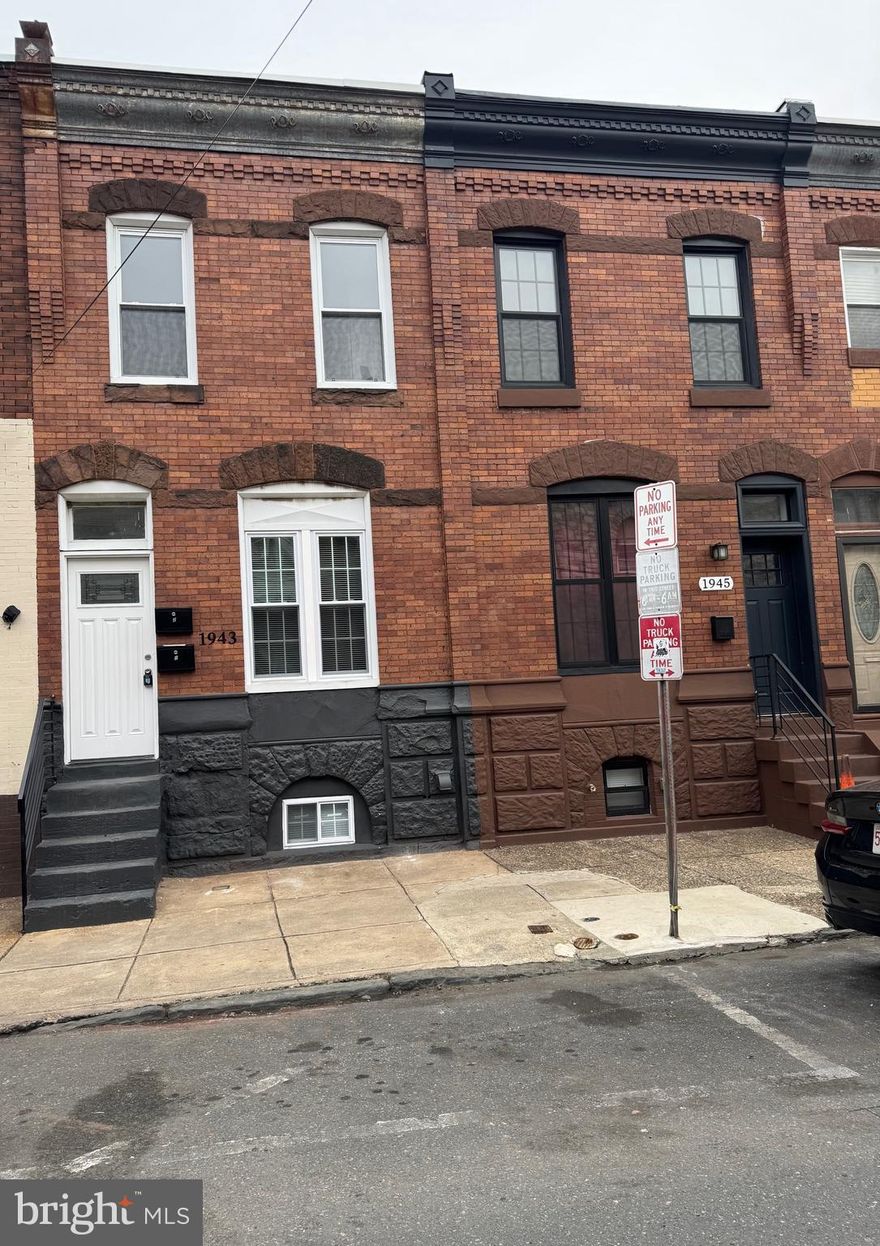 Newly renovated two -story duplex in the Newbold section of South Philadelphia.   Ideal for Investors to add to your portfolio or Owner-Occupants, live in one and rent out the other to offset your mortgage payment.  The first floor is a 1 bedroom, 1 bath apartment and the 2nd floor has 2 bedrooms, and 1 bath.    First floor has access to basement and yard.  Both units are vacant.  The kitchens have been updated with new appliances, white shaker cabinets with quartz countertop and tile backsplashes.  The bathrooms have been updated with new tile floors, walls, vanity, toilet, and lighting.  The property has been freshly painted throughout, new ceiling fans, washer/dryer hook ups, new outside and basement railings and mostly new windows.  New 200-amp electrical service installed, new stack pipe from basement to 2nd floor, new basement drain lines, new yard drain and 2 new gas forced hot air heaters installed in 2023.  All separate utilities.  Property is being sold in "as is" condition.   Walking distance to Passyunk Avenue, Broad Street line, public transportation, restaurants, cafes and shopping.   Easy access to I-95, I-76, Walt Whitman Bridge and South Philadelphia sports complex.   Owner is a licensed real estate agent.