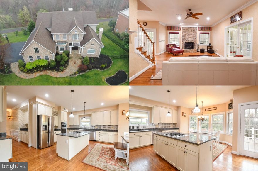 This exquisite luxury residence nestled in the serene Dartmoor Woods and backing to woodlands is a paragon of sophisticated living, offering a perfect blend of elegance and comfort across its vast expanses. Boasting 6 generously sized bedrooms and 4.5 well-appointed baths, this home is a testament to fine craftsmanship and attention to detail. A stately stone façade with a portico and custom mahogany double door entrance, stone walkways, 3-car side loading garage, expert landscaping with in-ground sprinkler system, a screened porch, sundeck, stone patio, and fenced yard surrounded by privacy plantings and woodlands beyond create beautiful outdoor spaces. Inside, opulence unfolds featuring marble and rich hardwood flooring, high 10’ ceilings on 3 levels, exquisite decorative moldings, 3 fireplaces, custom built-ins, dual staircases, and an abundance of windows that bathe the home in natural light. A gourmet kitchen, sunroom, gracious owner’s suite, and fully finished lower level create instant appeal. ****** A grand two story foyer with marble flooring welcomes you home. To the right, the formal living room features a soaring cathedral ceiling, rich hardwood flooring, and an elegant fireplace with marble surround. Opposite the foyer, the banquet sized dining room is accented with a bay window, wainscotting, and a candelabra chandelier and matching wall sconces adding refined distinction. A butler’s station introduces the gourmet kitchen, a culinary dream with gleaming countertops, an abundance of pristine custom white cabinetry, designer tile backsplashes, and high end stainless steel appliances including a French door refrigerator with ice/water dispenser and KitchenAid built-in microwave and oven. A center island with gas cooktop provides bar seating, as the breakfast area in front of a graceful bow of windows is the ideal spot for daily dining. Hardwoods flow into the inviting family room where a cozy floor to ceiling stone fireplace and the adjoining sunroom beckons you to relax and unwind. Here, French doors grant access to a fabulous screened porch that opens to the sundeck (both added in 2021) with descending steps to a stone patio and the lush, fenced yard—truly an outdoor entertaining oasis! Back inside, a library with built-in bookcases, rear staircase, powder room, and a laundry room with front loading machines complement the main level. ****** Hardwood flooring continues upstairs and transitions to plush carpet in the luxurious owner’s suite boasting a striking custom ceiling and custom moldings, a contemporary lighted ceiling fan, two walk-in closets, and private bath with a dual sink vanity, separate soaking tub, and glass enclosed shower. Down the hall, a junior suite enjoys a private bath, and two additional bright and spacious bedrooms share a well-appointed dual entry bath. ****** The light filled walk-out lower level recreation room with a custom bar and 3rd fireplace provides expansive space for games, media, and simple relaxation with family and friends. Two huge versatile bedrooms, along with an additional full bath, make an excellent guest suite and complete the comfort and luxury of this spectacular home. This meticulously cared for home with updates including the zoned HVAC system in 2019 and a brand new hot water heater ensure the home is move-in ready! ****** This private and peaceful oasis awaits in a prime location, centrally located to the Fairfax County Parkway, Route 50, I-66, and other major routes. Take advantage of the diverse shopping, dining, and entertainment in every direction including Fair Lakes and Fair Oaks Mall, beautiful nearby parklands, fine golfing at International Country Club and Penderbrook Golf Club, and more—there’s something for everyone! For a suburban retreat that offers sophistication and comfort, you’ve found it!