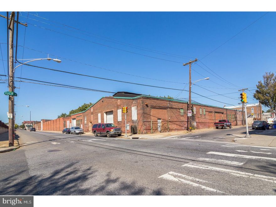 Amazing development opportunity in Port Richmond, the new hot up and coming section of the city just over the Fishtown border where new construction is just getting started and selling in the 300k's.  Property is currently an occupied warehouse which encompasses an entire city block totaling approx 2.3 acres.  Phase I has been conducted.  Roof top deck views taken from the site at 40 feet high show absolutely incredible Center City skyline and bridge views. Great opportunity in the next city hot spot ready to explode!