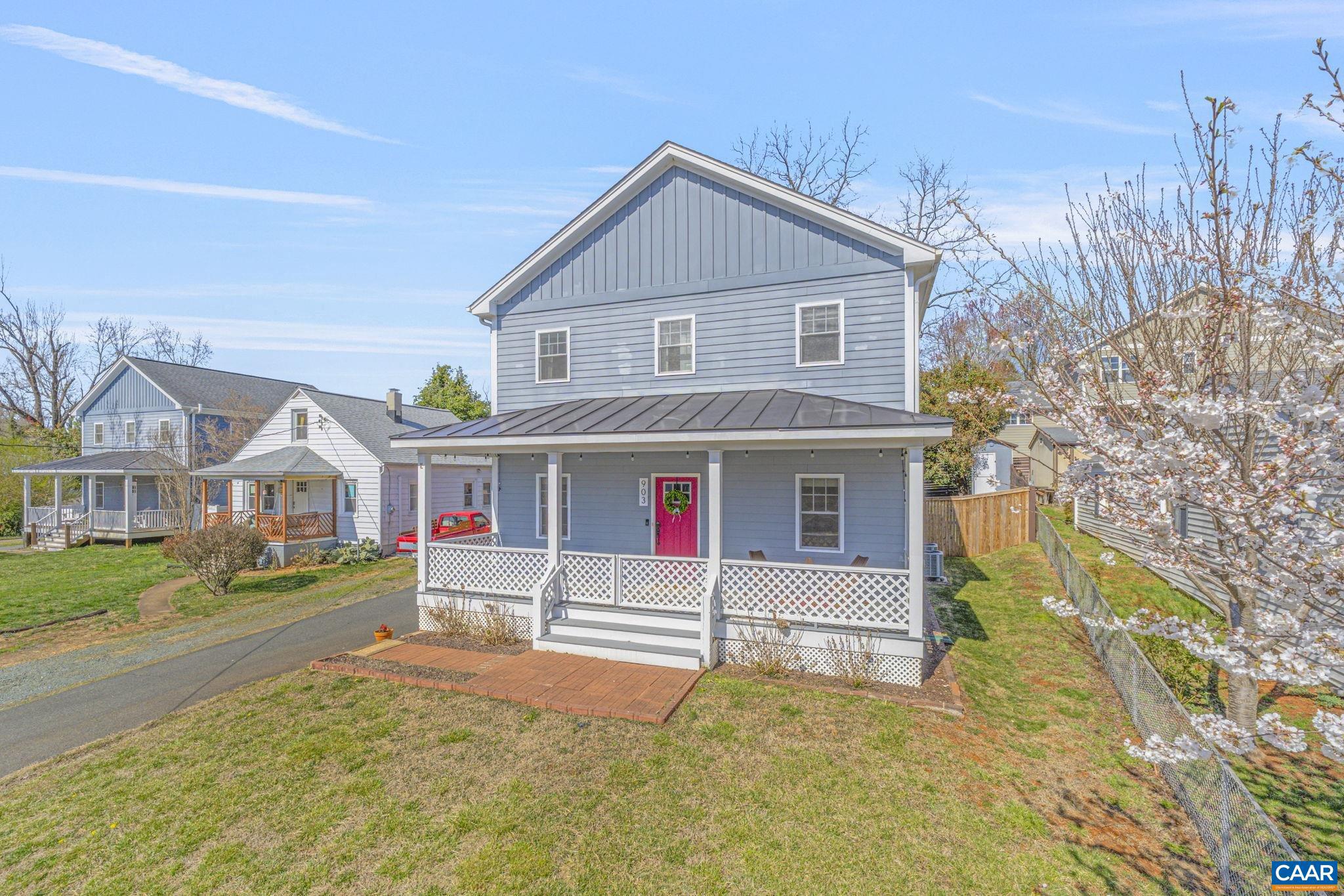 Built in 2016, this home offers an efficient, open floor plan that maximizes space and functionality. On the main level, the layout flows from the inviting front porch into a bright and airy living space. There are high ceilings and plenty of windows that create a welcoming atmosphere. Contemporary finishes and fixtures add style and sophistication. The kitchen features stainless steel appliances, granite countertops, white cabinets, a large island, and pendant lighting. An office is tucked away off the main living room. Upstairs, there are three bedrooms, including a primary suite with walk-in closet, two full bathrooms, and laundry. Step outside to enjoy the fenced backyard, perfect for pets, gatherings, or quiet relaxation. Most everything in this home looks brand new, reflecting meticulous care and modern craftsmanship. Conveniently located close to Belmont?s shopping, dining, and parks, this home offers a blend of style, comfort, and accessibility.,Granite Counter,White Cabinets,Wood Cabinets
