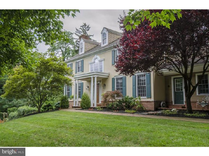 Beautiful and elegant colonial on a quiet, cul de sac in Radnor Township. This lovely home has been meticulously maintained and updated with attention to every detail. Large gracious rooms, First Floor Study and Family Room, 5 Bedrooms plus an additional bedroom and full bath on the lower level, fabulous Master Suite with new Bathroom and incredible his and hers Dressing Rooms, This home is situated on a unique 1.5 acre parcel of land with charming ivy covered stone walls housing a lovely pool in a 'secret garden' setting. It has a wonderful open floor plan, perfect for family life and entertaining. All this in a fabulous location closet to schools, shopping and major highways.