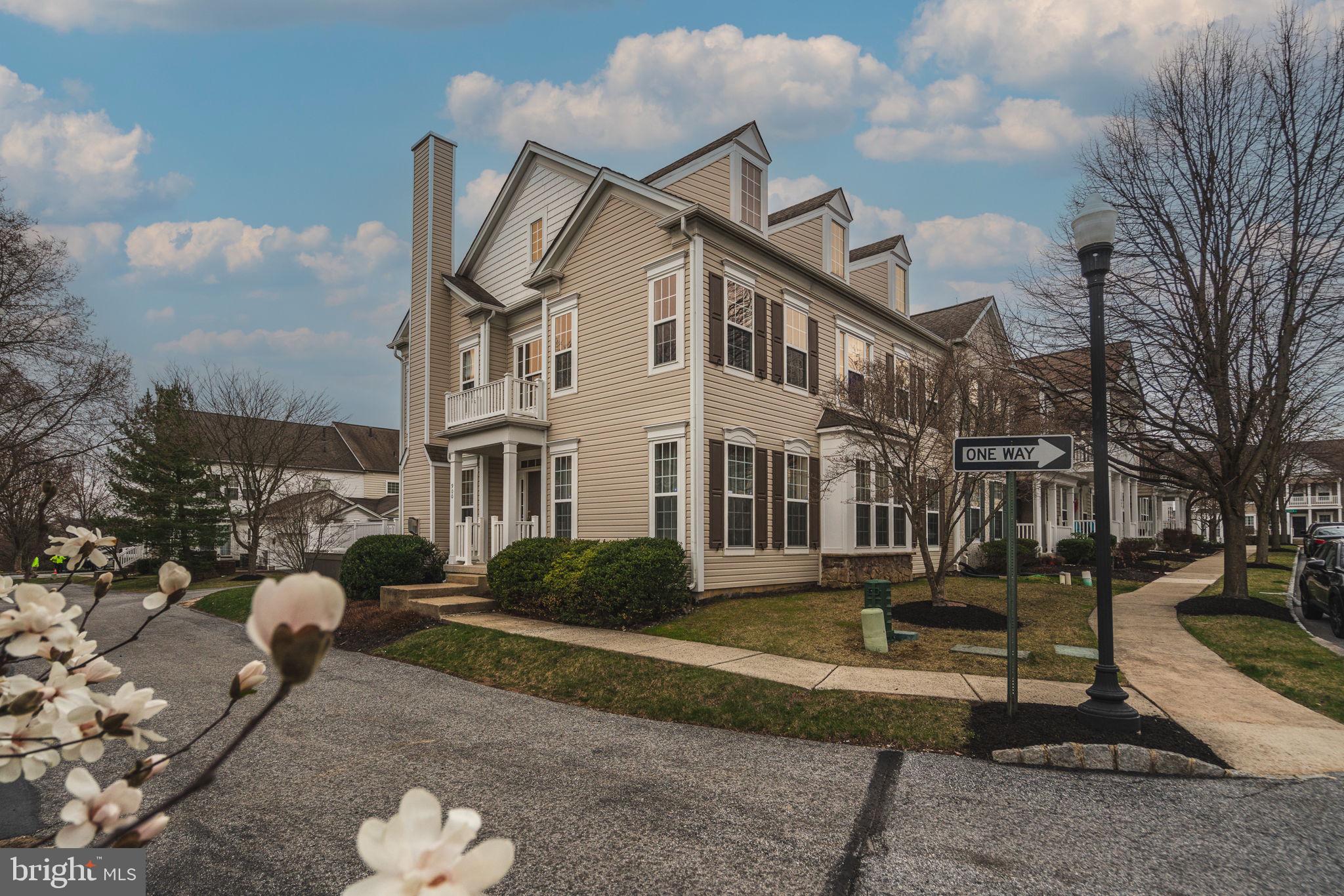 Welcome to the Windsor Ridge, an established, charming community of town homes in Chester Springs with award winning Downingtown East & PA #1 STEM schools! This most desired Hillshire model, end of row, corner home welcomes you with its two story elegant foyer with a grand staircase and its elegant metal spindles.
The front foyer opens to the spacious family room and kitchen on the left. This inviting family room has large windows, a fan, and a marble surround gas burning fireplace with accent trims that are full of light. It is adjacent to the newly built beautiful deck as well. It is ideal for relaxing after work or dining under the stars!
The luxurious and enormous kitchen features wood cabinetry, Corian countertops, recessed lights, a pantry, eat-in-kitchen, wainscoting and gas cooking.
On the right of the foyer, there is a spacious living room and dining room combo, both with crown molding and ceiling to ground windows.
As you walk through the back hallway, you will see the bedroom/office space and butler’s pantry. A convenient powder room and hall closets complete the first floor.
Upstairs, the large master bedroom is adorned with tray ceilings and a huge walk-in-closet. The master bathroom features an upgraded tile floor, a soaking tub, seamless shower, and a double bowl sink & vanity. The large windows allow for more natural light throughout the second floor. The second floor also includes two more bedrooms with ample closets, along with a remodeled second full bathroom. The second floor is finished off with a spacious loft converted to a 4th bedroom. The laundry room is also located on this floor for your convenience. In addition, a huge, unfinished basement is ready for your storage and entertainment needs. There’s also an oversized two car garage and additional street parking that allows plenty of space for your vehicles. The resort-like Community amenities include walking paths, a playground, club house, kiddie splash area, pool, fitness center, tennis court, and more. The home is just minutes away from Route 100, Route 30, and the PA Turnpike. This exceptional location is within minutes of Marsh Creek State Park, Exton Mall, and Main Street at Exton with a plethora of dining and recreation opportunities.