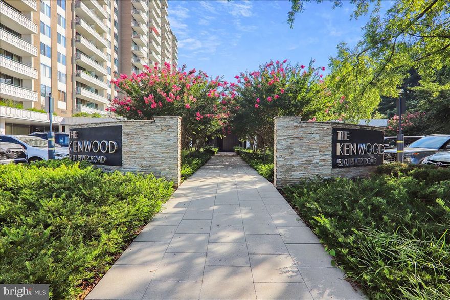 FIRST OPEN HOUSE THIS SATURDAY, JANUARY 17TH, 1-3PM  AND  SUNDAY,  JANUARY 18TH , 1-3PM!   MOVE IN READY!  This 1 Bedroom condo Includes 1026 square feet of beautiful living space , features HARDWOOD floors, an UPDATED Kitchen with Stainless appliances and Granite counter tops! It is Freshly Painted with Lots of Closet Space and boasts a  Balcony accessable from the living room to enjoy the beautiful Eastern vista with magnificent views of trees and gardens! The condo also conveys with a convenient Garage Parking Space (C93) which is separately deeded and Included in the price. To simplify your living All Utilities' except cable are Included in the Condo Fee. Additionally the condo fees include the use of the beautiful outdoor Pool, a well equipped Gym, and scenic picnic areas around a lovely outdoor space with a walkway. This Prime Locations is Near the newly developing Westbard Square, Whole Foods, and easy access to both Downtown Bethesda and Friendship Heights with their Metro Stops! The Crescent Trail is close by for walking or running and the Metro Bus is right in Front of your condo. NOW is the time to choose your Dream Condominium!! FIRST OPEN HOUSES THIS SATURDAY AND SUNDAY!!