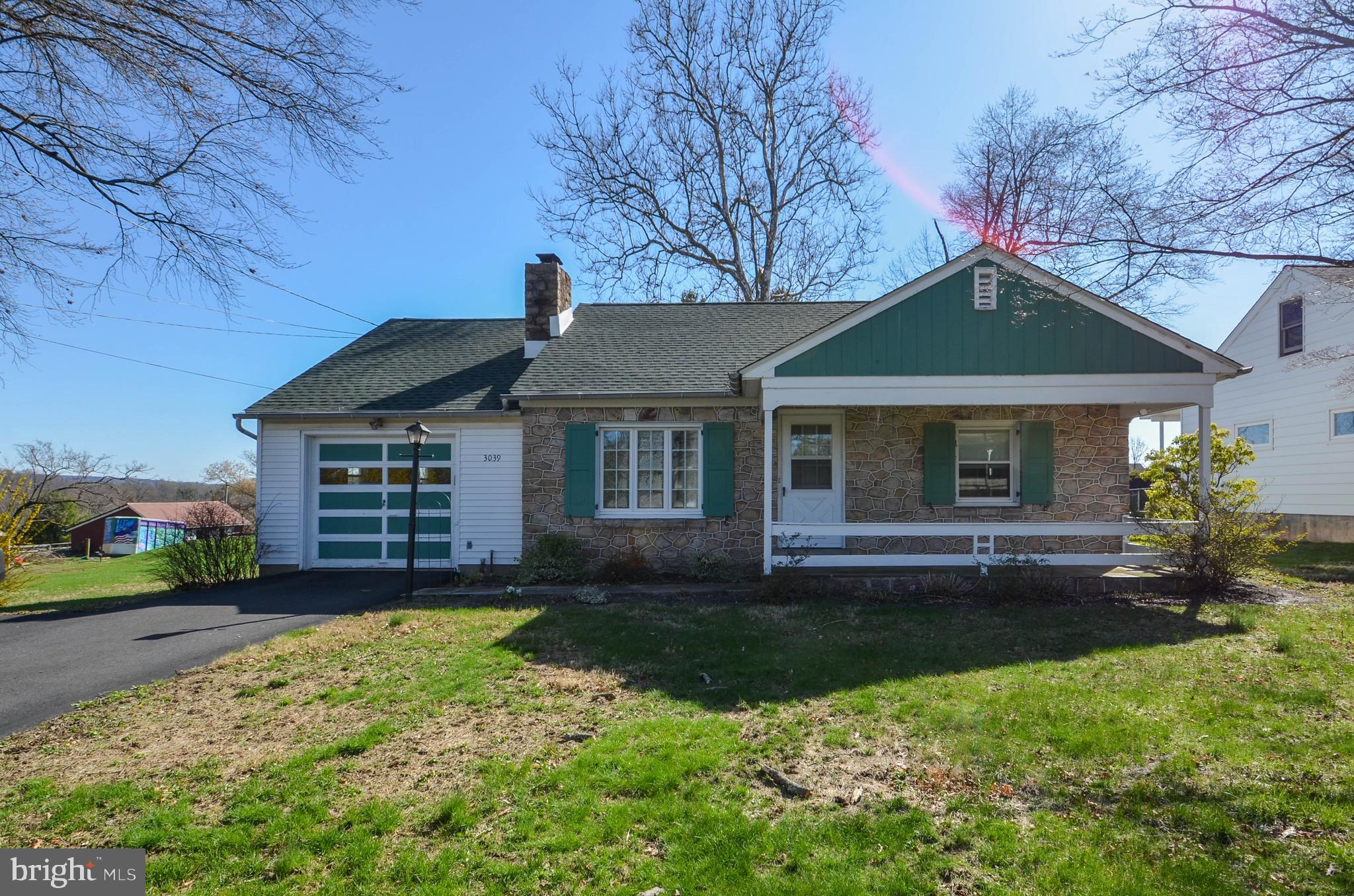 Charming Ranch in Palisades SD with Room to Grow! Welcome to this
adorable 2-bedroom, 1-bath ranch home in beautiful Bucks County, within
the highly regarded Palisades School District. Ideally located near
shopping and major routes including 309, 663, 78, and the PA
Turnpike—perfect for commuters. A welcoming covered front porch leads
into a cozy living room with hardwood flooring and a wood-burning
fireplace. The eat-in kitchen features stainless steel appliances and ample
natural light. Down the hall, you’ll find two comfortable bedrooms and a
full bath. Enjoy main-floor laundry and a heated one-car garage. Upstairs,
the finished attic includes a heated office (or potential third bedroom) and a
large unfinished area with the potential to create a massive bonus room.
Other features include a newer roof, newly paved driveway, rear patio,
storage shed, and a backyard that backs to open fields—offering peaceful
views. Don’t miss this opportunity to own a charming home with upgrades,
expansion potential, and an ideal location! Property is being sold as is.