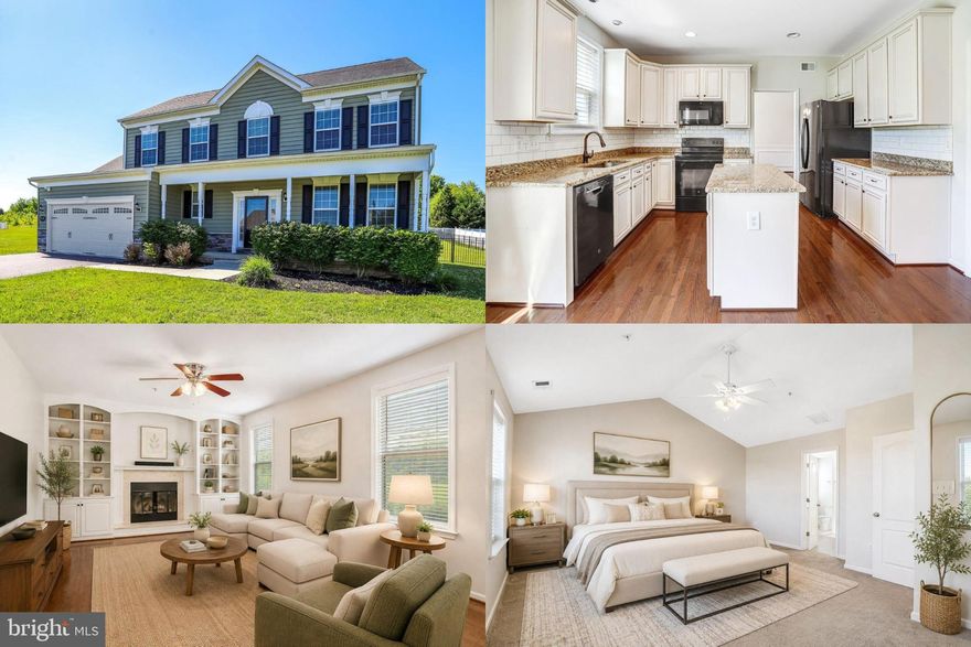 Natural light, flexible living spaces, and a peaceful Williamsport location come together in this thoughtfully designed home built for everyday comfort and convenience. Relax on the inviting front porch, enjoy bright open living areas, and gather in the dining room designed for both casual meals and special occasions. The kitchen features stylish counters, stainless steel appliances, and functional workspace that makes cooking and entertaining feel effortless. Upstairs, the spacious primary suite offers vaulted ceilings that create an open, airy retreat, while the primary bath includes dual vanities and a separate shower for added comfort and functionality. The finished basement provides valuable bonus space perfect for recreation, fitness, hobbies, a home office, or additional living needs. Outside, the fenced backyard creates a private setting for relaxing, entertaining, gardening, or enjoying time outdoors. An attached garage adds everyday convenience and extra storage. Located near shopping, dining, parks, outdoor recreation, and major commuter routes, this home offers the balance of small-town charm and easy accessibility. Photos may be virtually staged