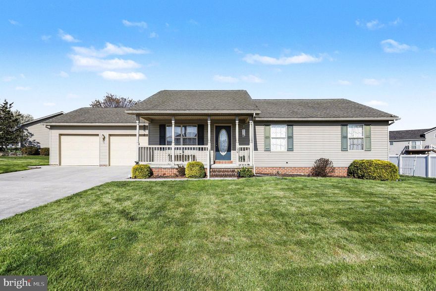 If you’ve been searching for a beautifully maintained ranch home in a desirable neighborhood, this one is a must-see! Lovingly cared for by its original owner since it was built in 2003, this home reflects true pride of ownership throughout. Enjoy the ease of single-level living with a highly functional and inviting layout. The home features 3 bedrooms and 2.5 baths, including a spacious primary suite designed for comfort and convenience. A full, unfinished basement offers abundant storage or the opportunity to create additional living space to suit your needs. The oversized two-car attached garage adds everyday practicality, while the level, usable lot with mature trees provides the perfect setting for outdoor enjoyment, entertaining, or simply relaxing.